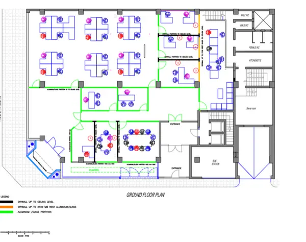 Ground Floor Office Space For rent in Gzira