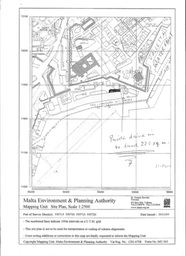 Piece of Land near Valletta Waterfront for Sale.