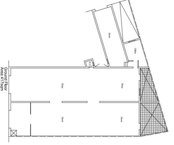 St.Pauls Bay top location main road commercial for rent approx 185 square metres