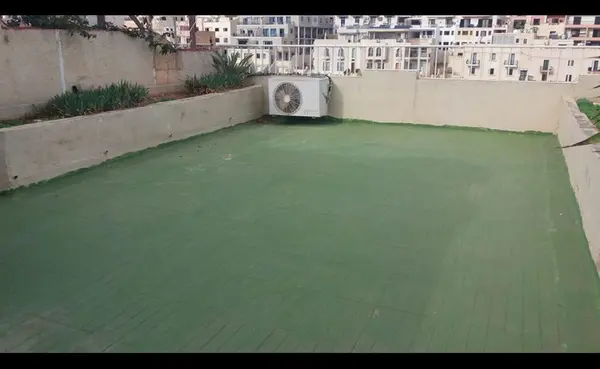 Unfurnished 3 bedroom Maisonette in St Julians with terrace and country views for rent and garage