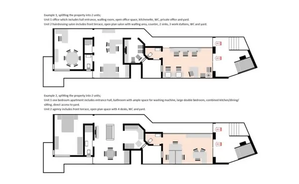 Modern 121sqm Qawra office/shop for rent in the centre