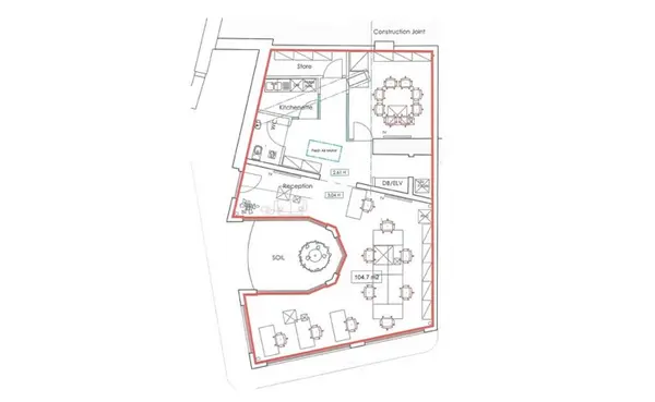 Offices for rent in Malta: 105sqm premises for rent in Portomaso