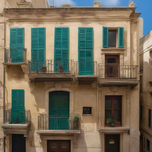 Palazzo on 5 Floors that Consists of 1300sqm for Sale in Valletta