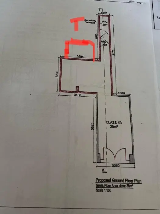 Ground Floor Retail Space in Paola for Office or Hairdresser