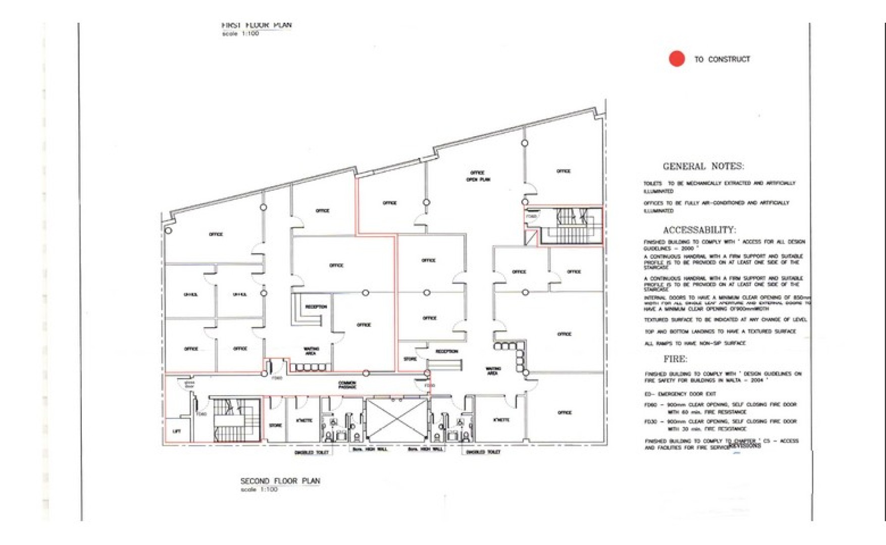 Office to let Malta: Qormi 1400sqm commercial premises for rent