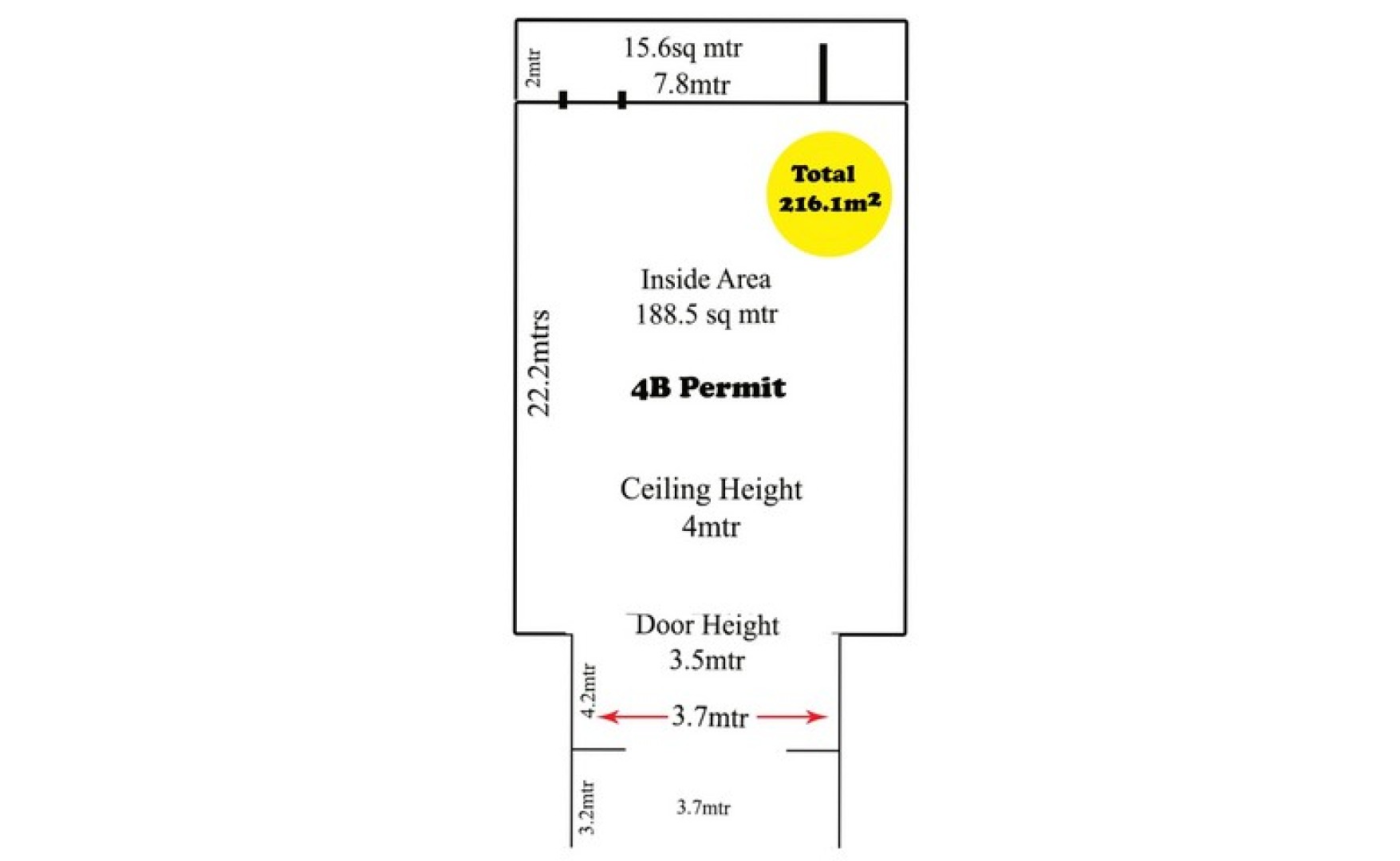 Real estate Malta: Qormi 216sqm street level garage for rent