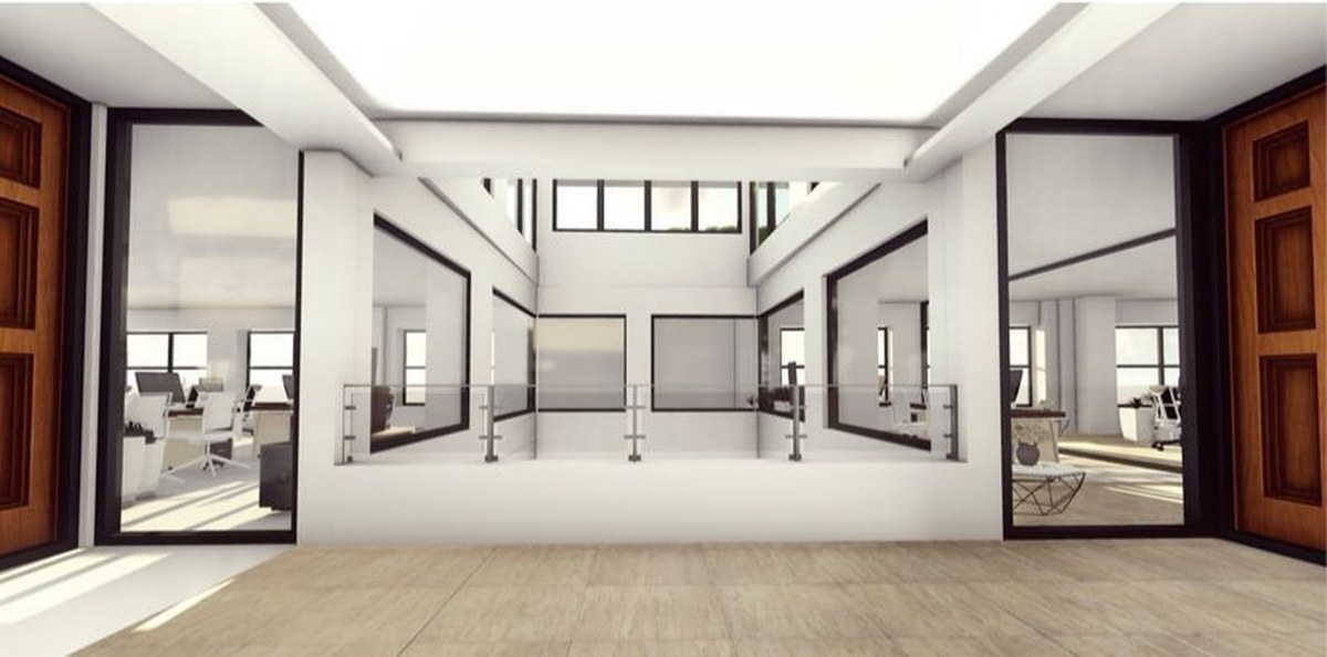 1300sqm open plan office for rent