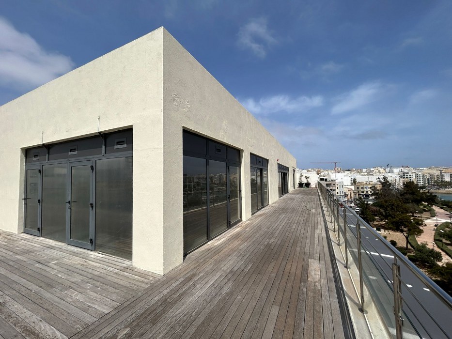 1109sqm penthouse office for rent in the heart of Ta' Xbiex